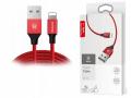 Kabel USB do iPhone Lightning / 1.5A / 3m - Czerwony - Baseus