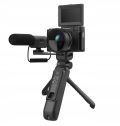 Zestaw VLOG Aparat Cyfrowy 24MP Kamera 4K AgfaPhoto VLG-4K + Pilot Mikrofon
